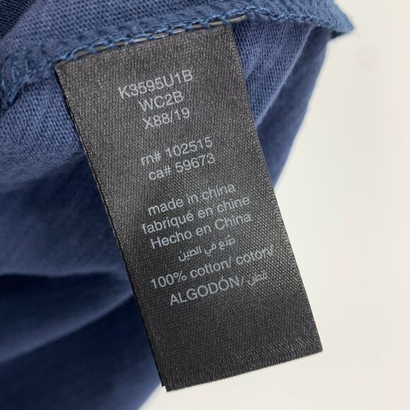 John Varvatos Star USA V-Neck T-Shirt Mens Size XL Blue Short Sleeve NEW - Picture 7 of 8